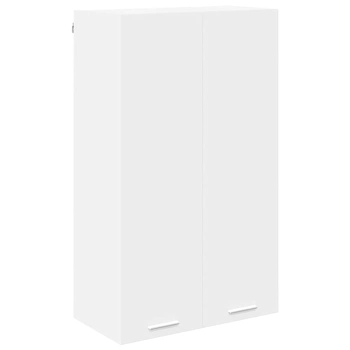 Armoire suspendue moderne - vidaXL - Blanc - Bois dingénierie - 60x31x100 cm - Grand espace de stockage