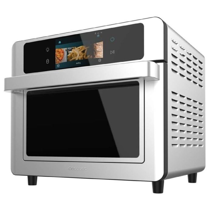 Cecotec Four Friteuse à Air Chaud 30L Bake&Fry 3000 Touch Steel Connected. 1700W Écran Tactile Couleur Connectivité 10 Modes Cecotec Four Friteuse à Air Chaud 30L Bake&Fry 3000 Touch Steel Connected. 1700W Écran Tactile Couleur Connectivité 10 Modes