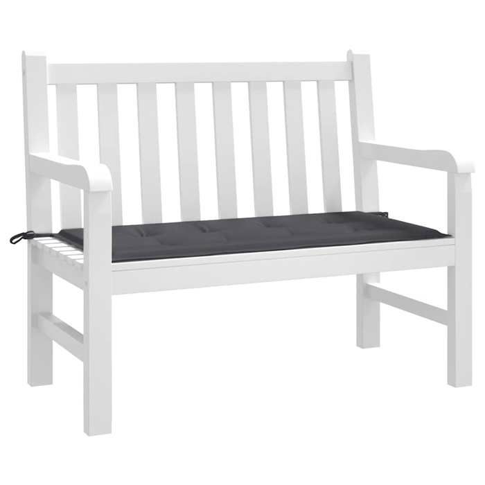 Beautissu Banquette - Assise confortable Coussin d - MODERNE Coussin de banc de jardin anthracite 100x50x4 cm tissu oxford 16817
