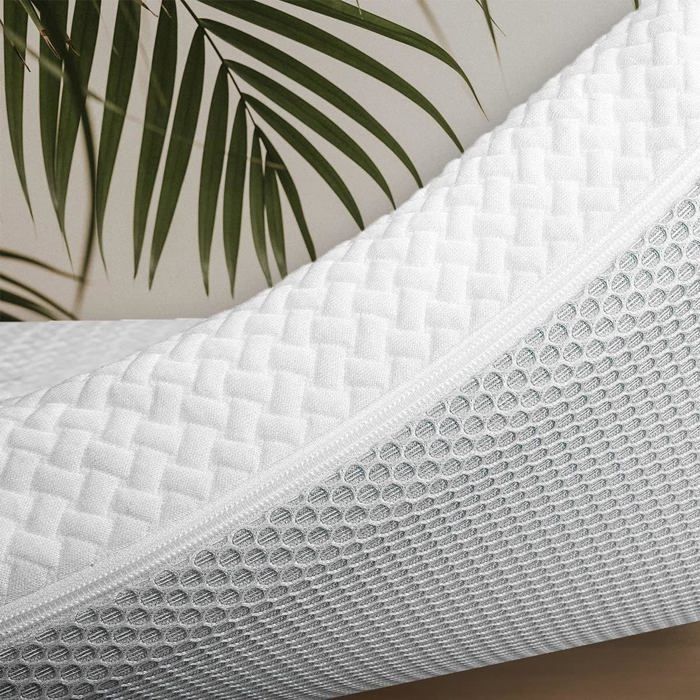 Surmatelas mémoire de forme 105 x 180  cm Épaisseur 6 cm bambou respirant hypoallergénique - Fabriqué en Espagne  Real Confort