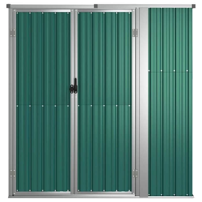 En PromotionAbri à outils de jardin Moderne - ABOTT@ abri de rangement/Armoire haut - vert 161x89x161cm acier galvanisé B3952584