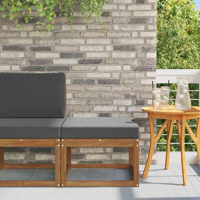 vidaXL Pouf dExtérieur Bois dAcacia Massif Naturel Meubles de balcon bois dacacia moderne 900451 vidaXL Pouf dExtérieur Bois dAcacia Massif Naturel Meubles de balcon bois dacacia moderne 900451