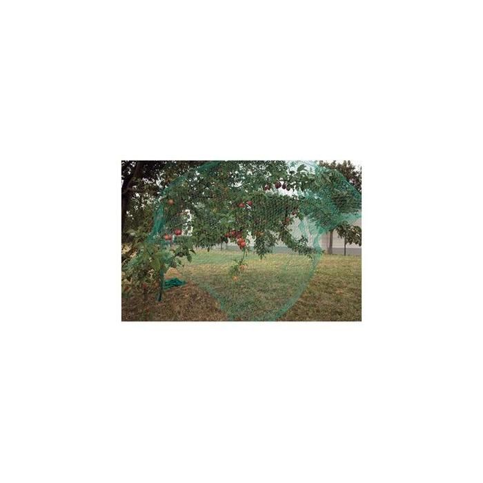 Filet de protection vert 5x5 mètres maillage 18 mm - Cdiscount Jardin