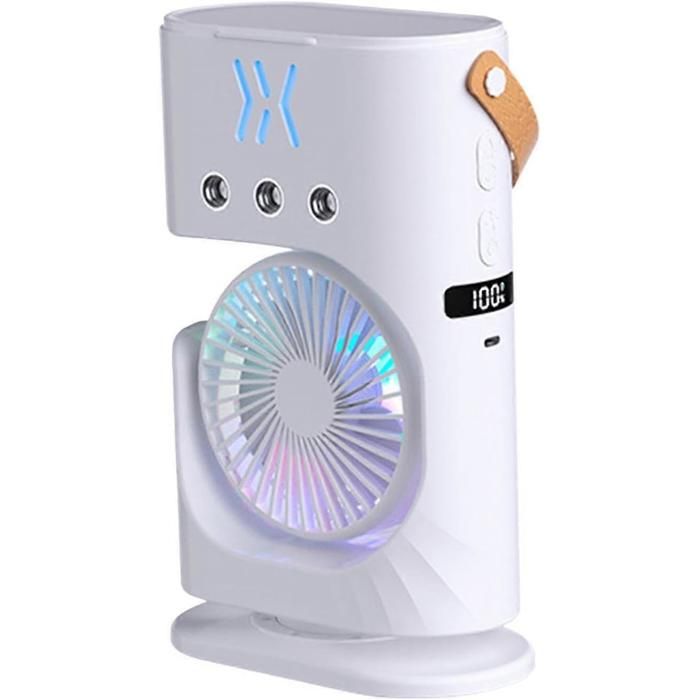 Ventilateur brumisateur portable  Ventilateur brumisateur rechargeable  Ventilateur brumisateur