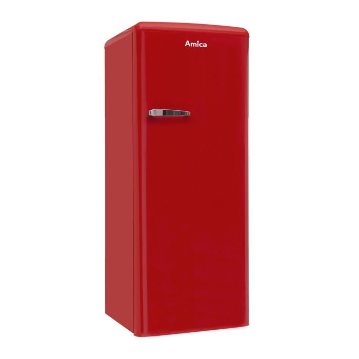 Réfrigérateur rétro Amica KSR364150R – 218 L – Rouge - Amica