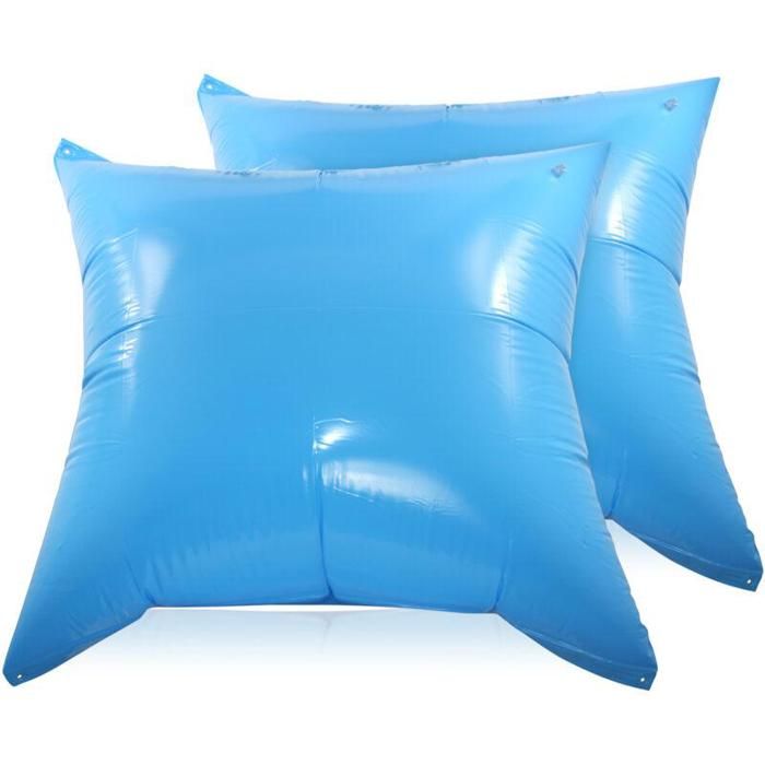 Oreiller/matelas gonflable pour piscine lot de 2 pièces - 120 cm