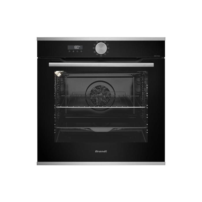Brandt BFP7554LX - Noir inox Gris - vue 2