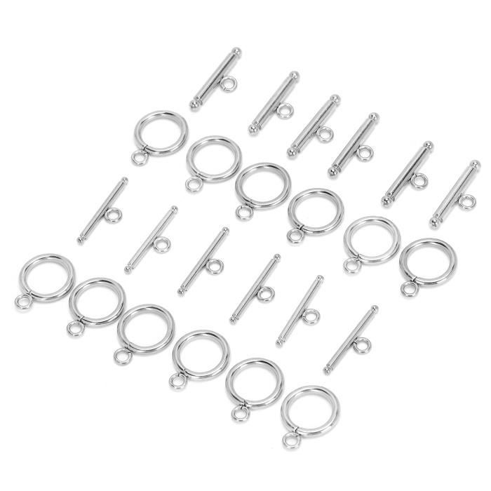 Pendentif Fermoir Argent Bijoux Faisant Fin Casquettes Collier Fermoirs