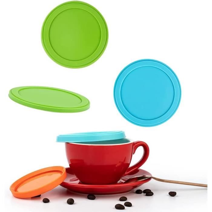 Lot De 12 Couvercles Réutilisables Pour Pots De Yaourt - Compatibles La Plupart Des Marques - Neuf