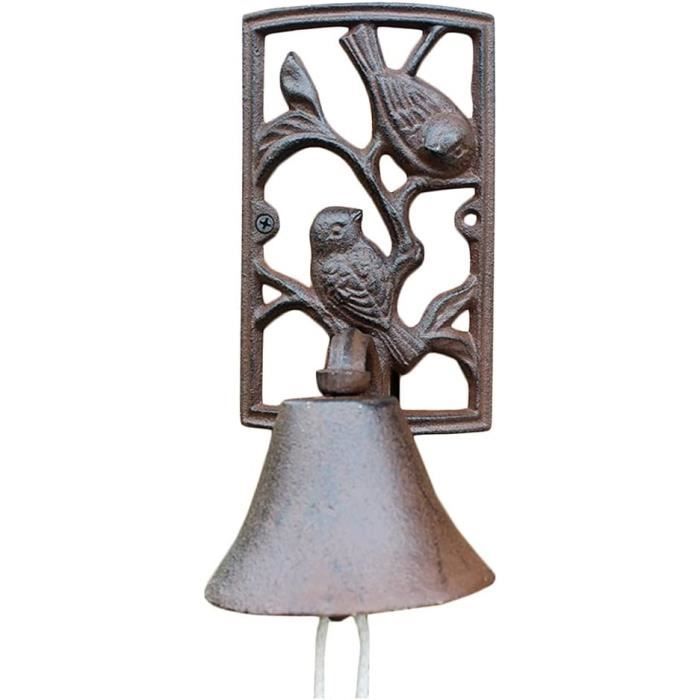 Sonnette Extérieure En Laiton Poli – Cloche De Porte Style Ancien, Fabrication Italienne
