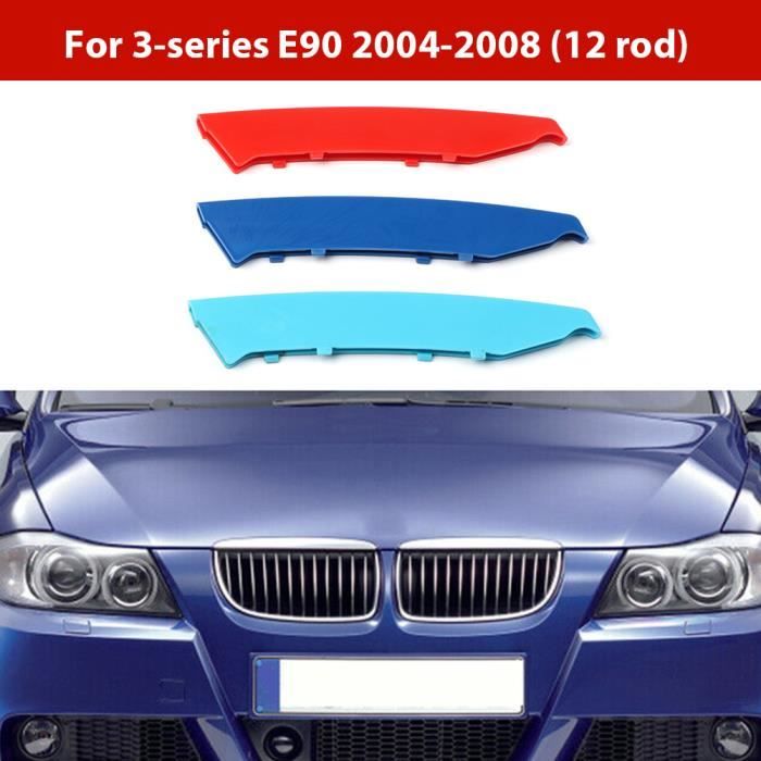 E90 04-08 - Bandes de garniture de calandre avant M Power Racing, Performance, BMW E46, E90, E91, E92, E93, F