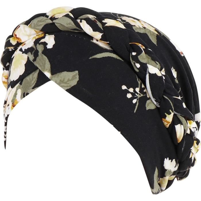 Bonnet De Bain Turban Rétro – élastique – Pour Cheveux Longs/courts – Salle De Sport, Sauna, Plage