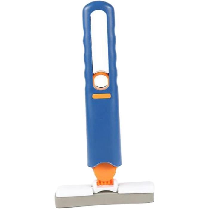 Mini Vadrouille Pliable Pour Bureau Et Table - Éponge Auto-essoreuse, Nettoyage Humide/sec | Idéale Salle De Bain, Cuisine, Vitres