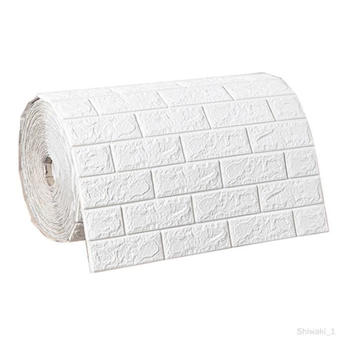Autocollant Mural 3D Effet Brique En Mousse PVC - Imperméable - Décoration Moderne