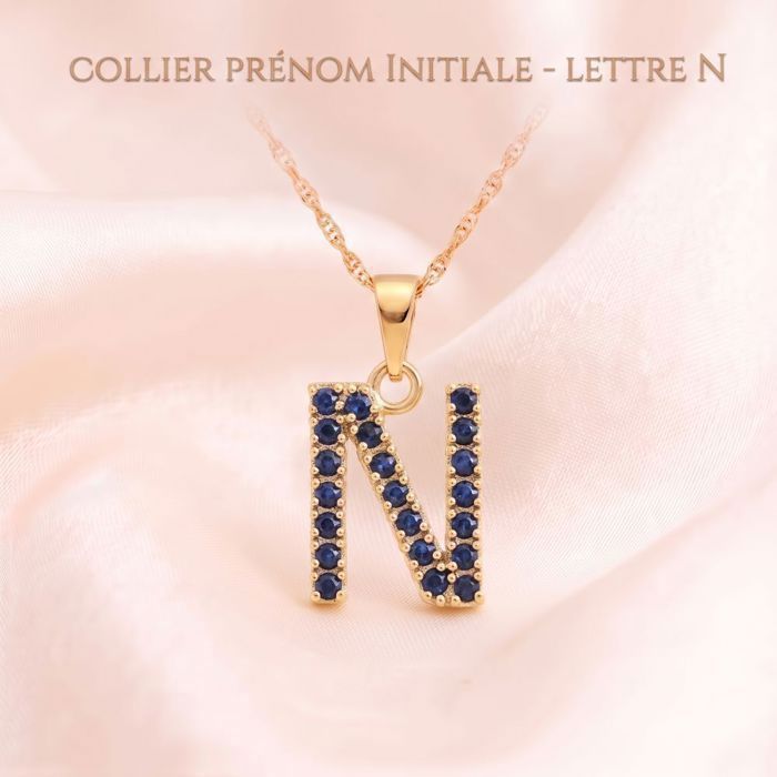Pendentif Lettre B Plaqué Or Avec Zirconiums - Bijou Initiale Doré - Neuf Avec étiquettes