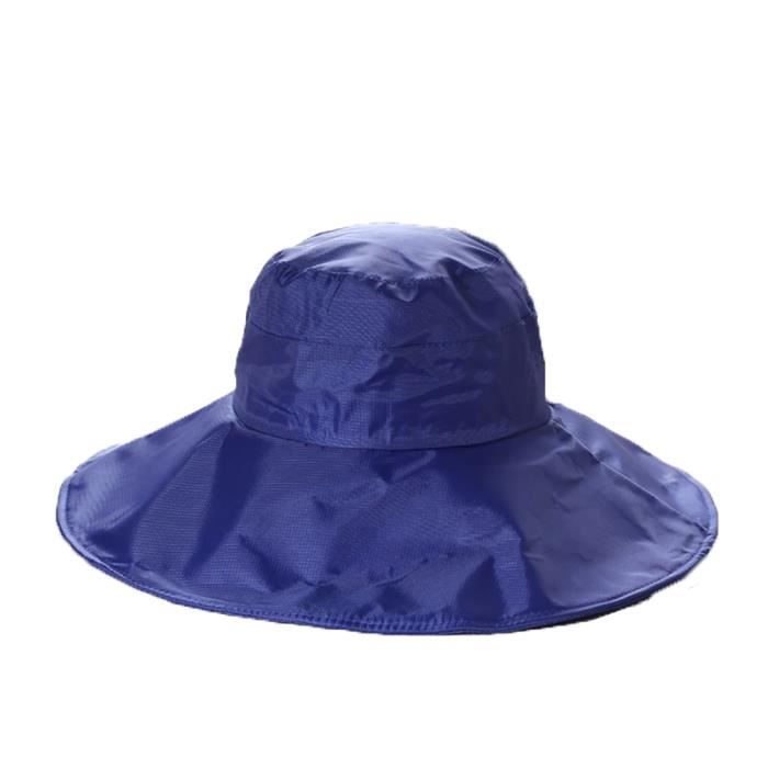 Chapeau De Pluie Pliable Femme Chapeau Bob De Soleil Imperméable