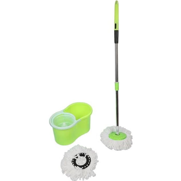 Balai Serpillere Vapeur Mop 360 Avec Seau Bac Rotatif Cdiscount Au Quotidien