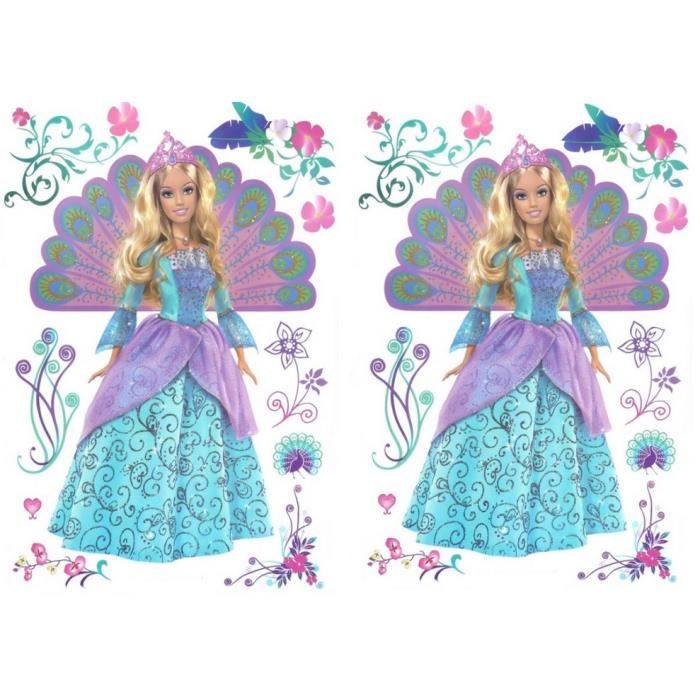 BARBIE POUPEE PERSONALISE AUTOCOLLANT STICKER MUR DECO DECOR BARBIE POUPEE PERSONALISE AUTOCOLLANT STICKER MUR DECO DECOR