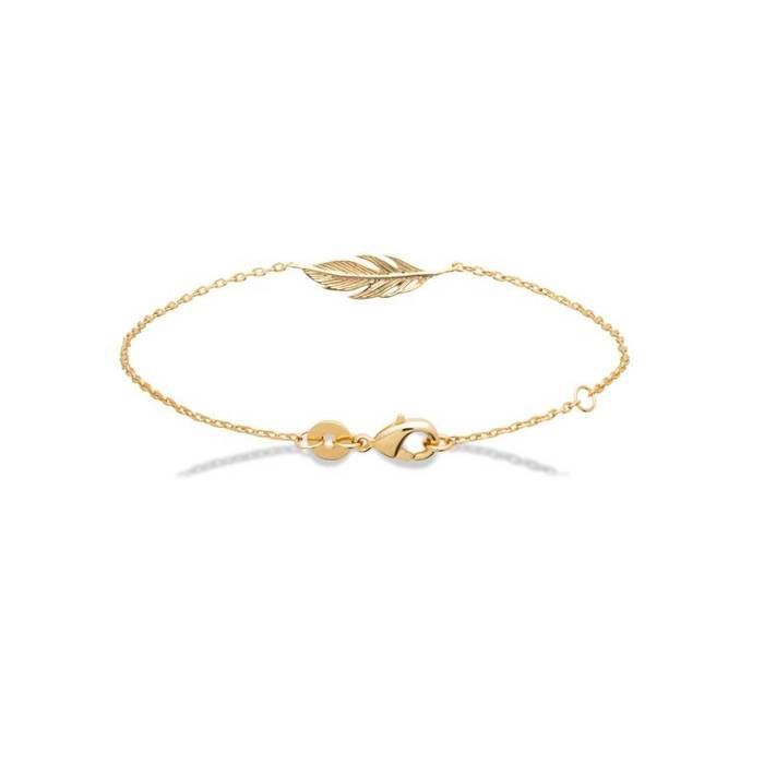 Bracelet Maille Jaseron Plaqué Or 18 Carats - Fermoir Bouée - Neuf Avec étiquettes