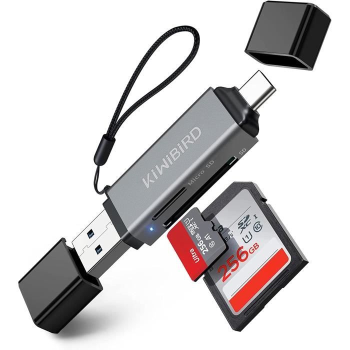 USB C Lecteur Carte SD USB 3.0 Adaptateur de Carte Mémoire USB 3.0 Lecteur  Carte Micro SD Compatible avec MacBook Pro Air M1 [A88] - Cdiscount  Informatique