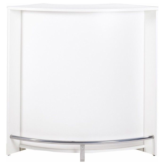 Meuble Bar Comptoir Cuisine Blanc 107 cm - Blanc - L 106.9 x l 53.3 x H 104.8 cm