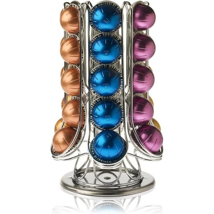 PEAK COFFEE Distributeur Capsule pour Nespresso Vertuo Vertuoline 30+ Dosettes Porte Capsules
