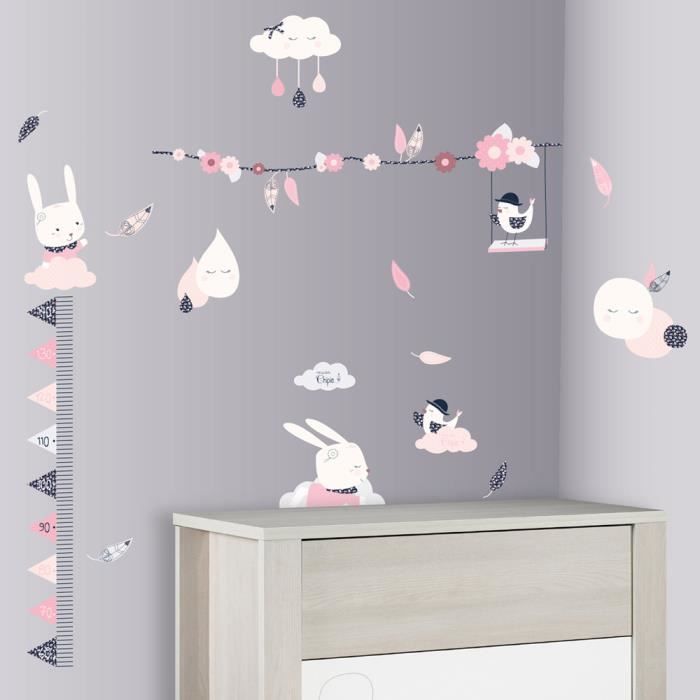 Sauthon Baby Deco Stickers Chambre Bebe Miss Chipie Cdiscount Maison Sauthon Baby Deco Stickers Chambre Bebe Miss Chipie Cdiscount Maison