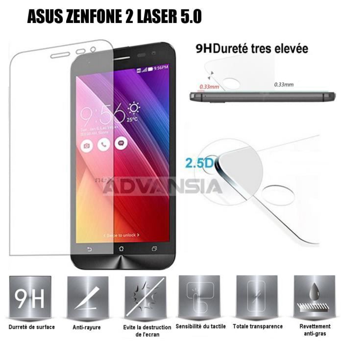 ASUS ZENFONE 2 LASER ZE550KL 5.5 Vitre protection d ecran en