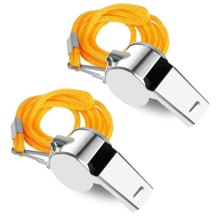 Lot De 5 Sifflets De Sécurité Portables En Plein Air Pour La Survie Et La[S203