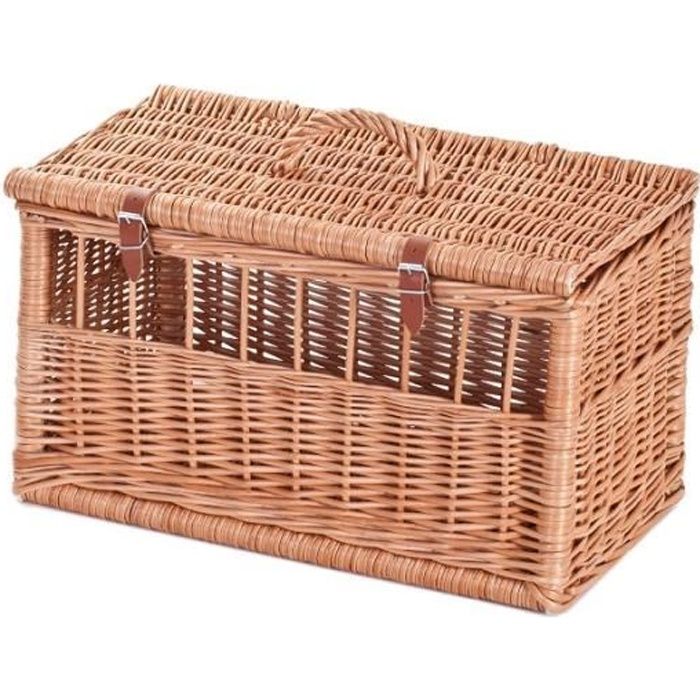 Comparer les prix de Panier de transport pour animaux en osier buff