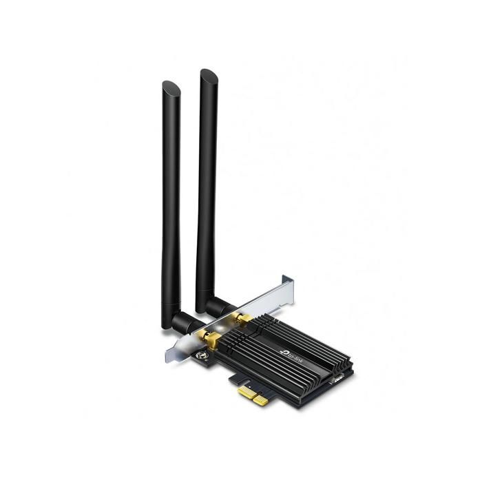 Carte WiFi PCIe - TP-LINK - Archer TX50E - WiFi 6 - Bluetooth 5.3 - 2 antennes