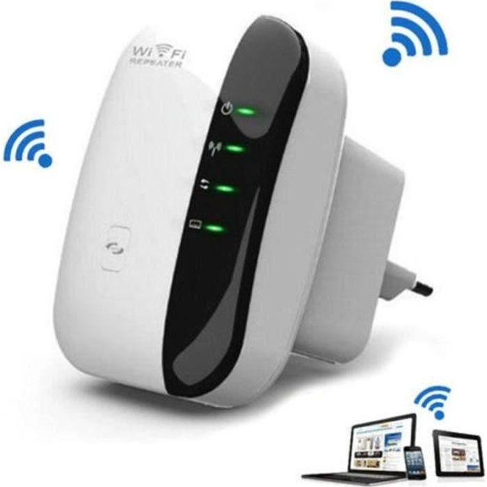 Amplificateur WiFi Repeteur Booster de signal sans fil WiFi extender 300M WLAN 802.11n/g/b