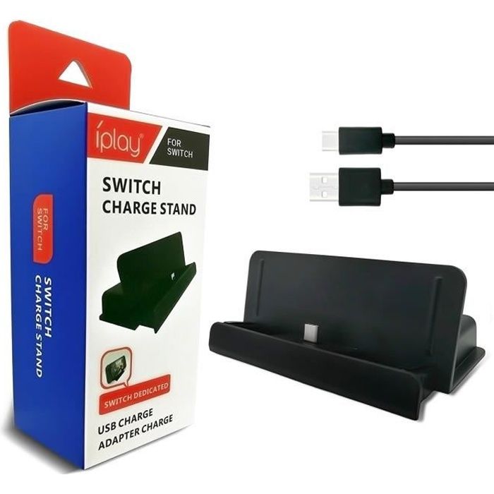 Accessoires Nintendo Switch,Support de chargeur pour Console Nintendo Switch  Lite,Station de charge rapide,Type C,6 - Type Pink - Cdiscount Informatique