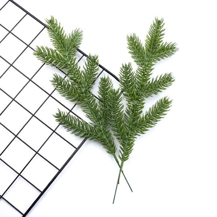 Lot De 2 Plantes Artificielles En Bois Pour Décoration Mariage - Pots De Fleurs Blancs 40x9x11 Cm