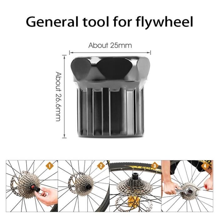 VINGVO Pompe à vélo Outils de Réparation de Vélos, Gonfleur de Pneus de