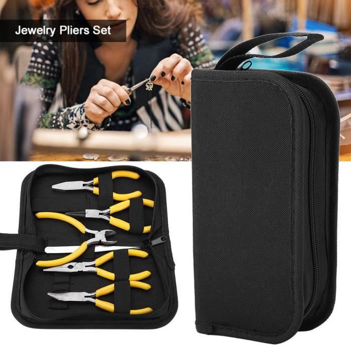 Kit De 9 Outils Pour Opticien - Pince à Nez, Plieurs Sans Bordure - Pour Monture De Lunettes