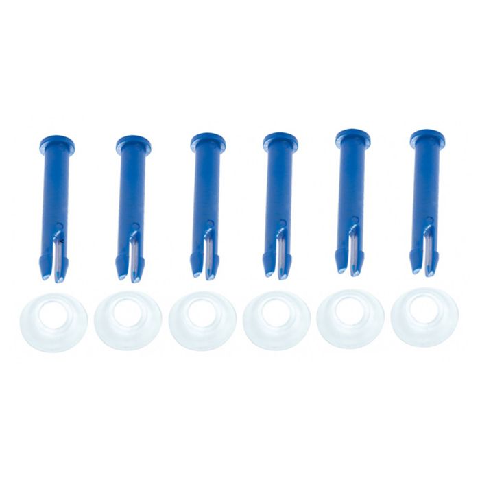 Joints de quai ''sans bruit'', goupille 1/2'', 1 paire avec boulons - 22041