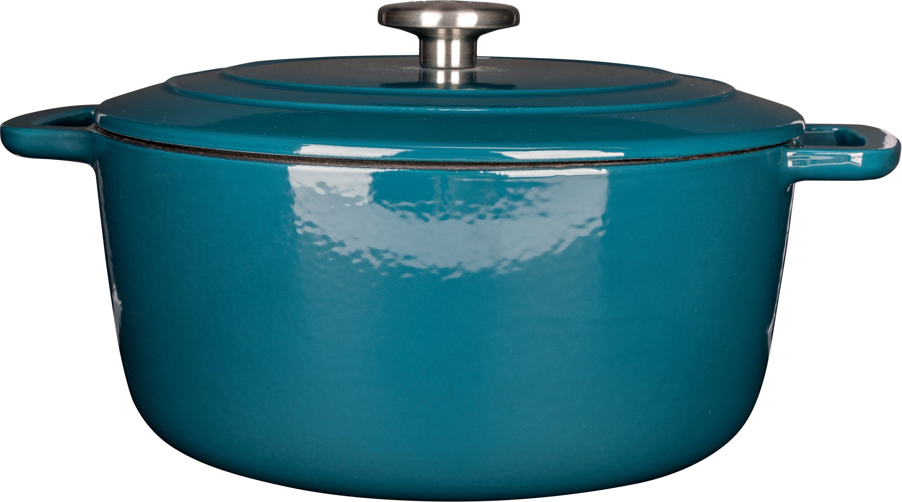 Cocotte avec couvercle COSY & TRENDY FONTESTIC Fonte émaillée Ø28 cm 615 Tous feux dont induction Ambre - vue 2