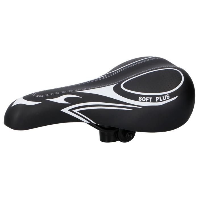Selle VTT Dunlop Sport 27 cm - Blanc - Mixte - Acier
