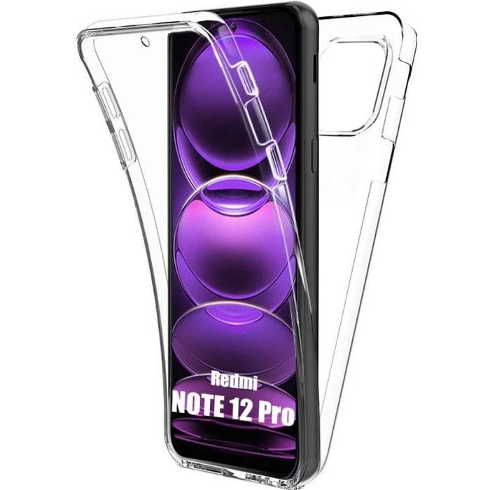 Coque Portefeuille + 2 Verres Trempés Pour Xiaomi Redmi Note 12 Pro/11/12C - Bleu - Aimanté - Neuf