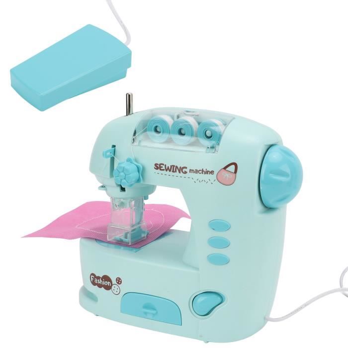 EJ.life Jouet pour enfants Mini Machine à coudre Kit de jouets de couture pour débutants pour enfants, jouet de petit appareil