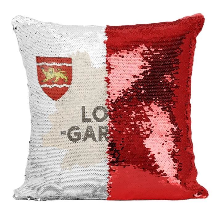 X2 ANCIENNE HOUSSE coussin fausse fourrure moumoute rouge grise rétro vintage 80 EUR 22,90 - FR