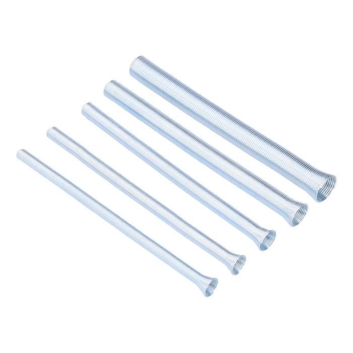 Jeu De 5 Cintreuses à Ressort Pour Tubes - 5/8", 1/2", 3/8", 5/16", 1/4" - Pour Cuivre, Aluminium, Acier Mince