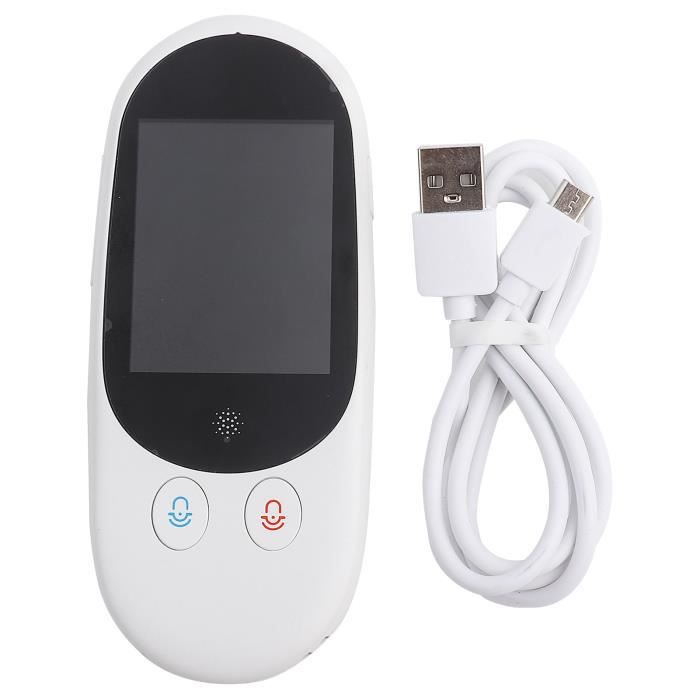 Ecouteurs Htc Traducteur Vocal AI Voyage Écouteur Traducteur Instantané 144 Langues - Bluetooth 5.3 - Conduction Osseuse Casque Ai Temps Réel Traducteur Vocal Instantané
