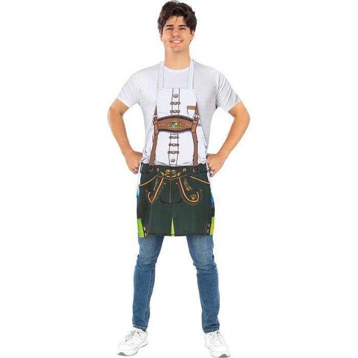 Itrimaka Tablier Oktoberfest Bavarois - Tablier Cuisine Festival Bière Homme Et Femme