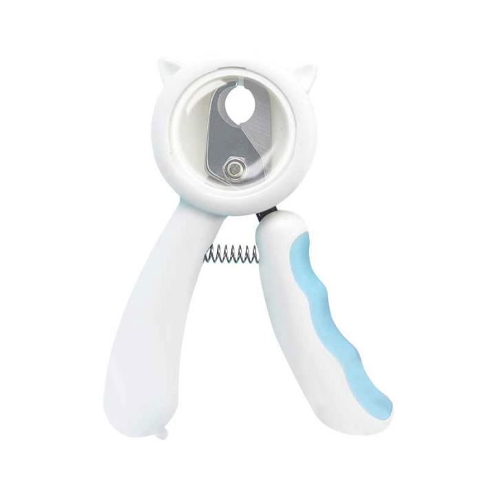 Meilleurs prix pour FUROKOY coupe-ongles pour chien Coupe-ongles pour animaux de compagnie, mignon, résistant aux éclaboussures, en acier Bleu