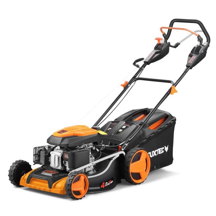 Tondeuse thermique autotractée 51cm 196cc - FUXTEC FX-RM5196PRO - 60L