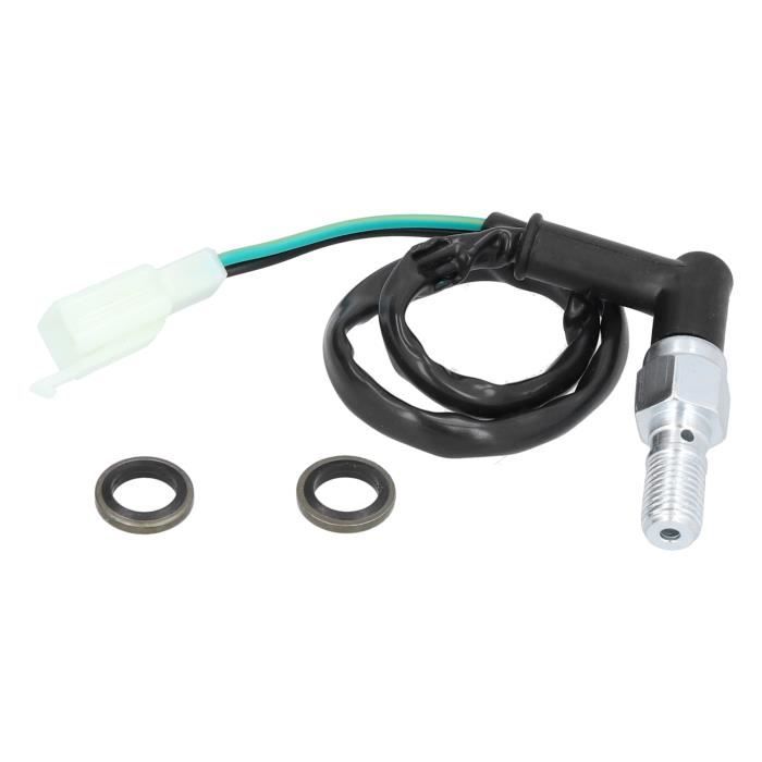 Garosa Hydraulic Brake Switch, Brake Switch Cable Universal with 2‑pin
