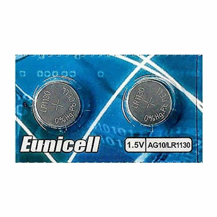 Piles Bouton AG10 LR1130 - Lot De 10 Ou 20 Piles 1,5V - Pour Montres, Calculatrices, Jouets
