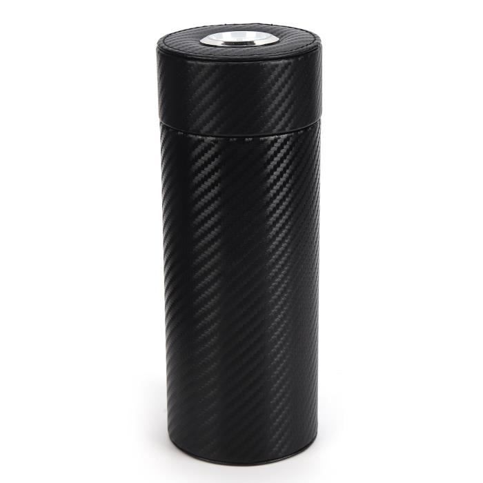 Cave à Cigares En Acier Inoxydable Avec Hygromètre - Pour Voyage Et Maison, Conservation Humidité 65-70% - 2
